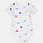 JF White Printed Romper (Tag-cut) BS6117I